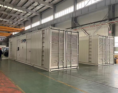 青岛华能数据中心项目（3台1600KW/10.5KV高压发电机）